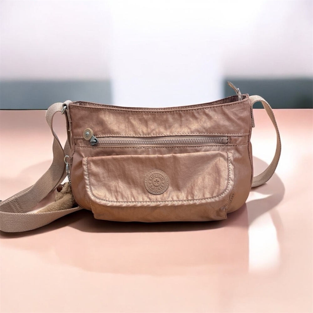 Kipling Rose Metallic Crossbody Bag